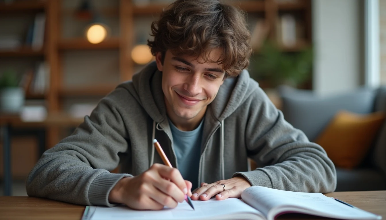 ayt matematik netleri nasıl artırılır için soru çözümü yapan öğrenci