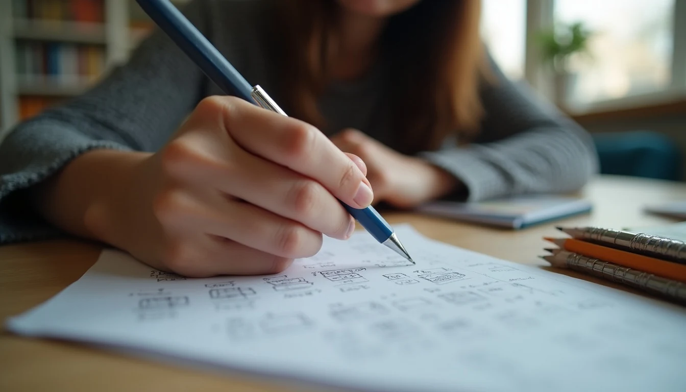 tyt deneme netleri neden artmaz için soru çözümü ve konu tekrarı yapan öğrenci