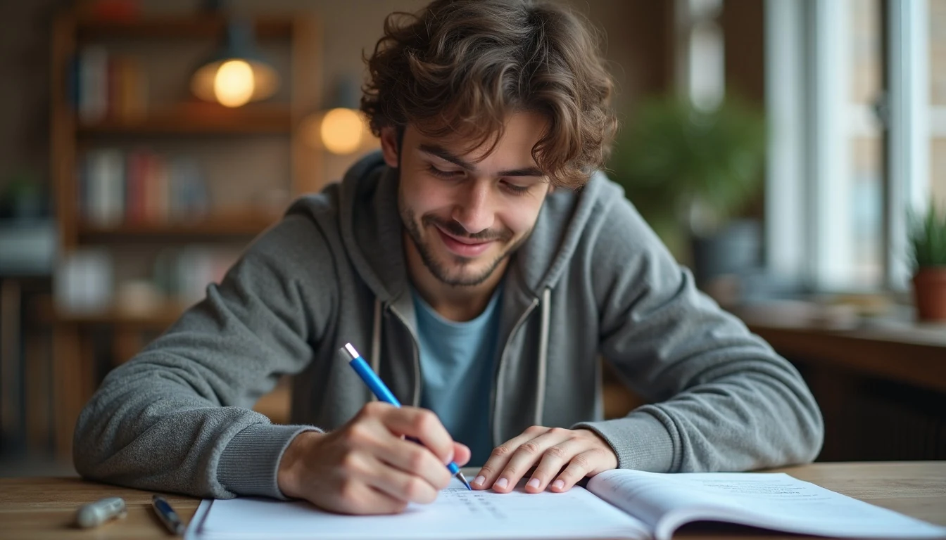 tyt matematik nasıl çalışılır için deneme analizi yapan öğrenci